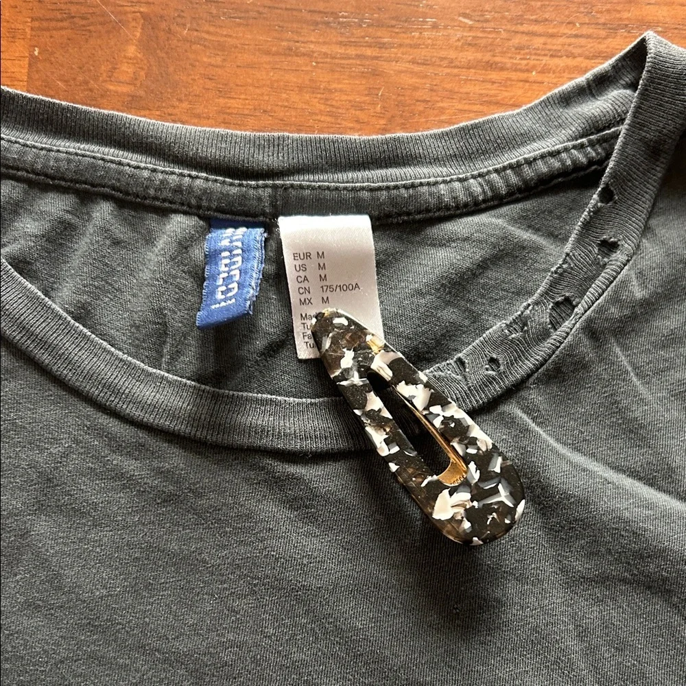 H & M Divided Men’s Black Slayer Graphic T-Shirt size m - Picture 4 of 5